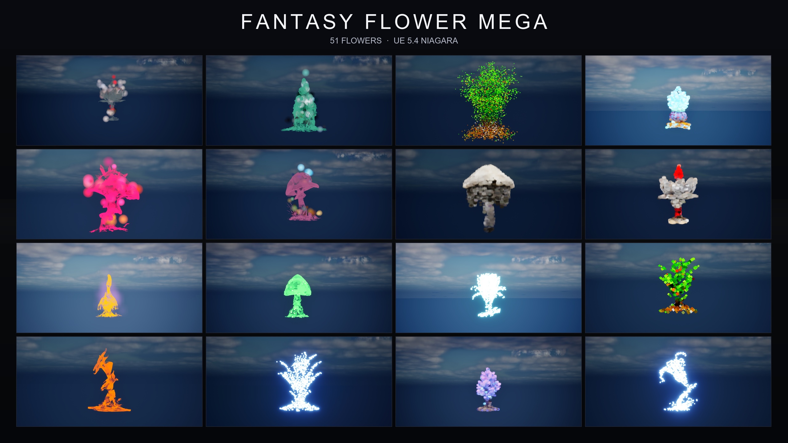 Fantasy Flower Mega Bundle vs Individual Packs in UE5: Which to Buy