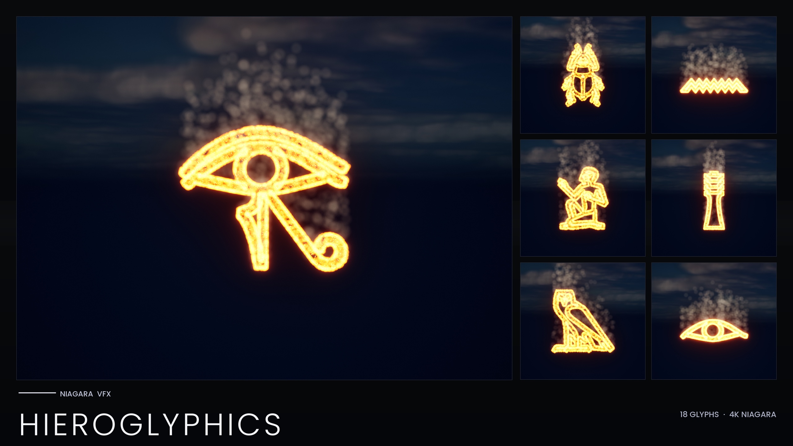Trigger a Torch-Lit Hieroglyph Reveal in UE5 (Step by Step)