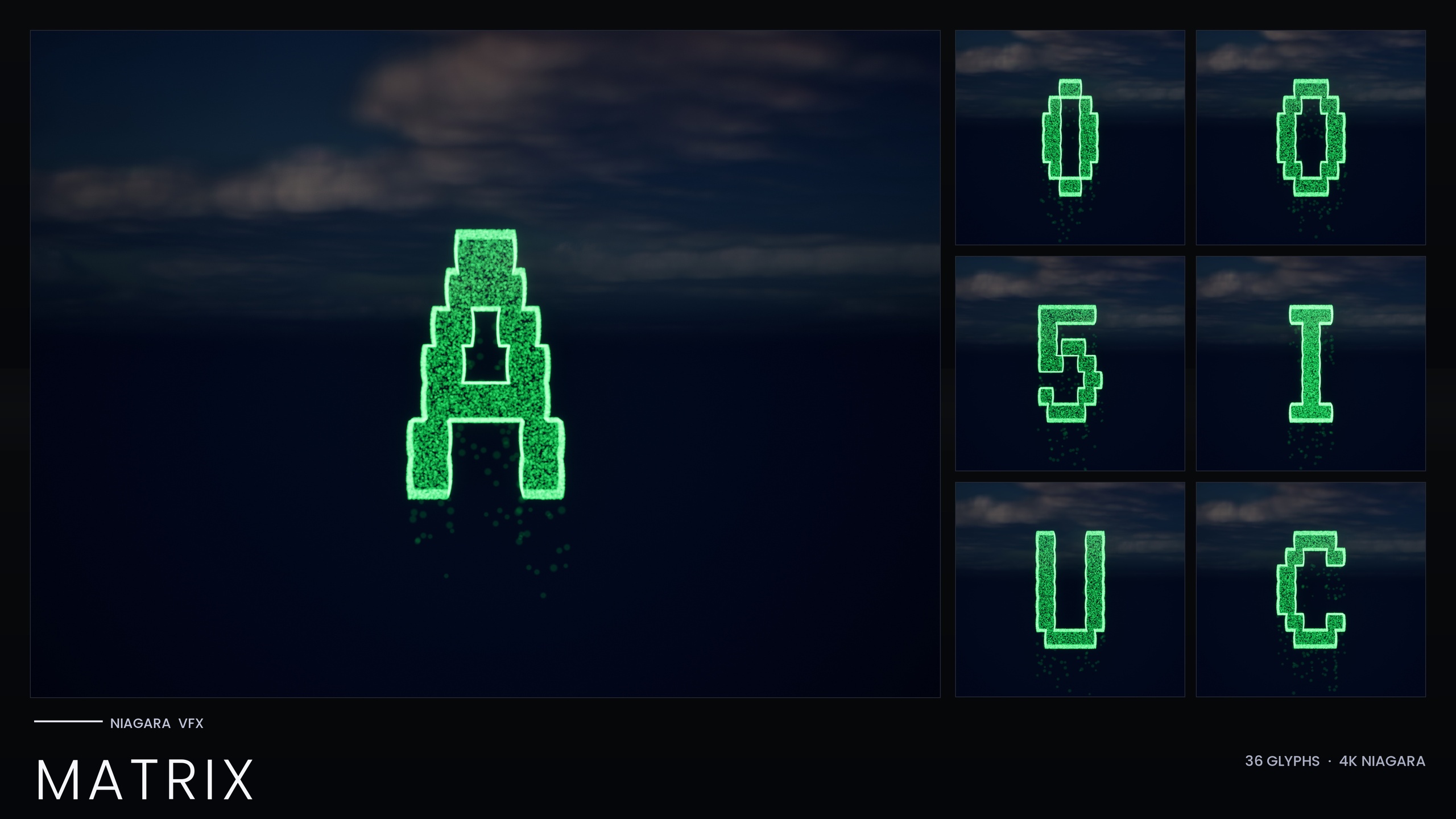 Matrix Rain Shader vs Particle System in UE5: Why Per-Glyph Beats a Looping Decal