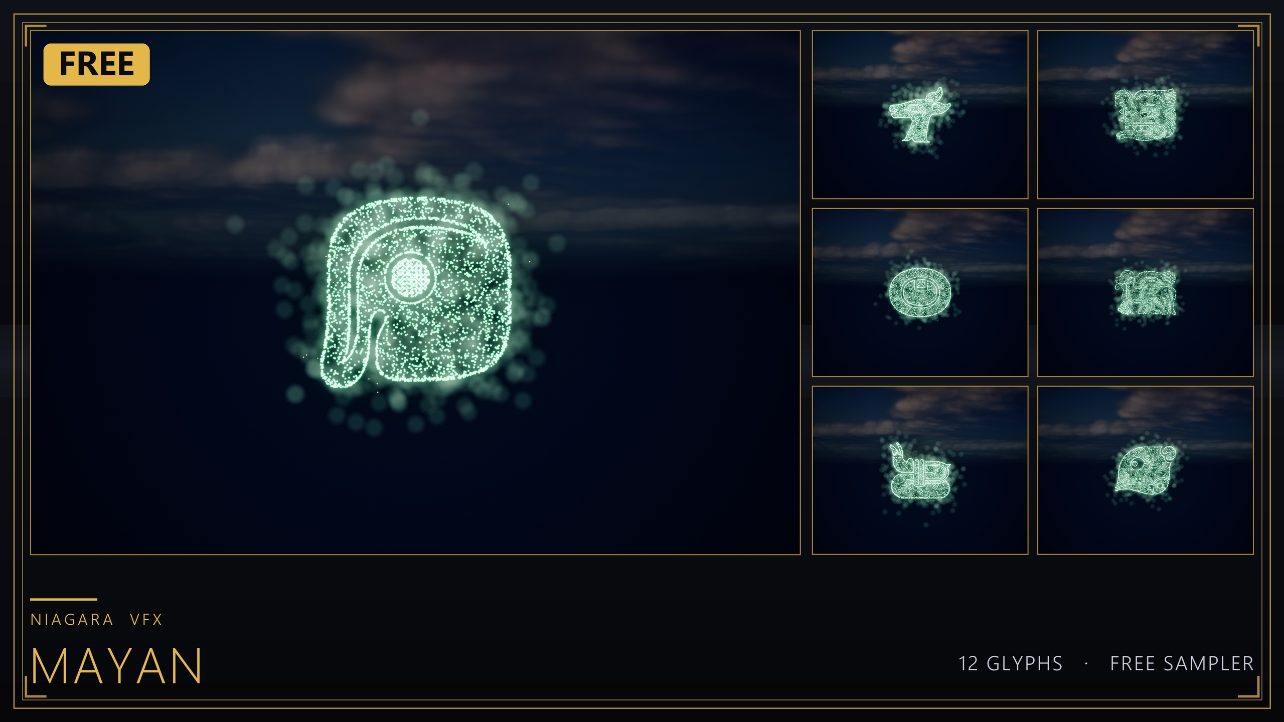 Build a Glyph Unlock Puzzle Where the Symbol Assembles From Particles in UE5 (Free Assets)